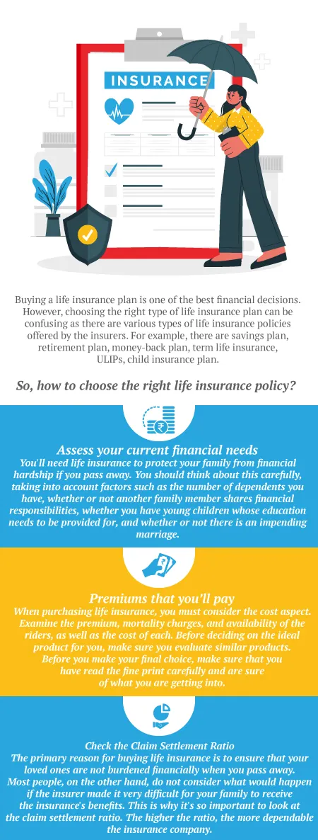 how to choose the right life insurance policy?