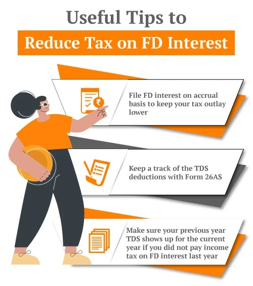 reduce tax on fixed deposit