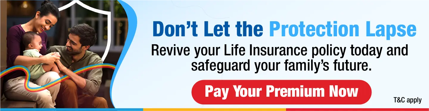 Policy Revival Banner - Canara HSBC Life Insurance